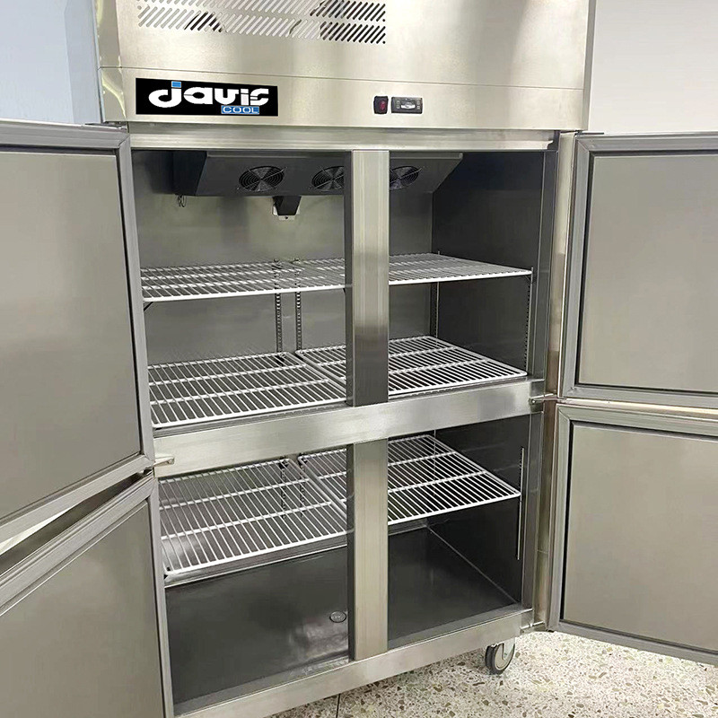 热销davis欧式标准双无霜风冷四门冷藏冷冻柜款温柜冰柜厨房柜商