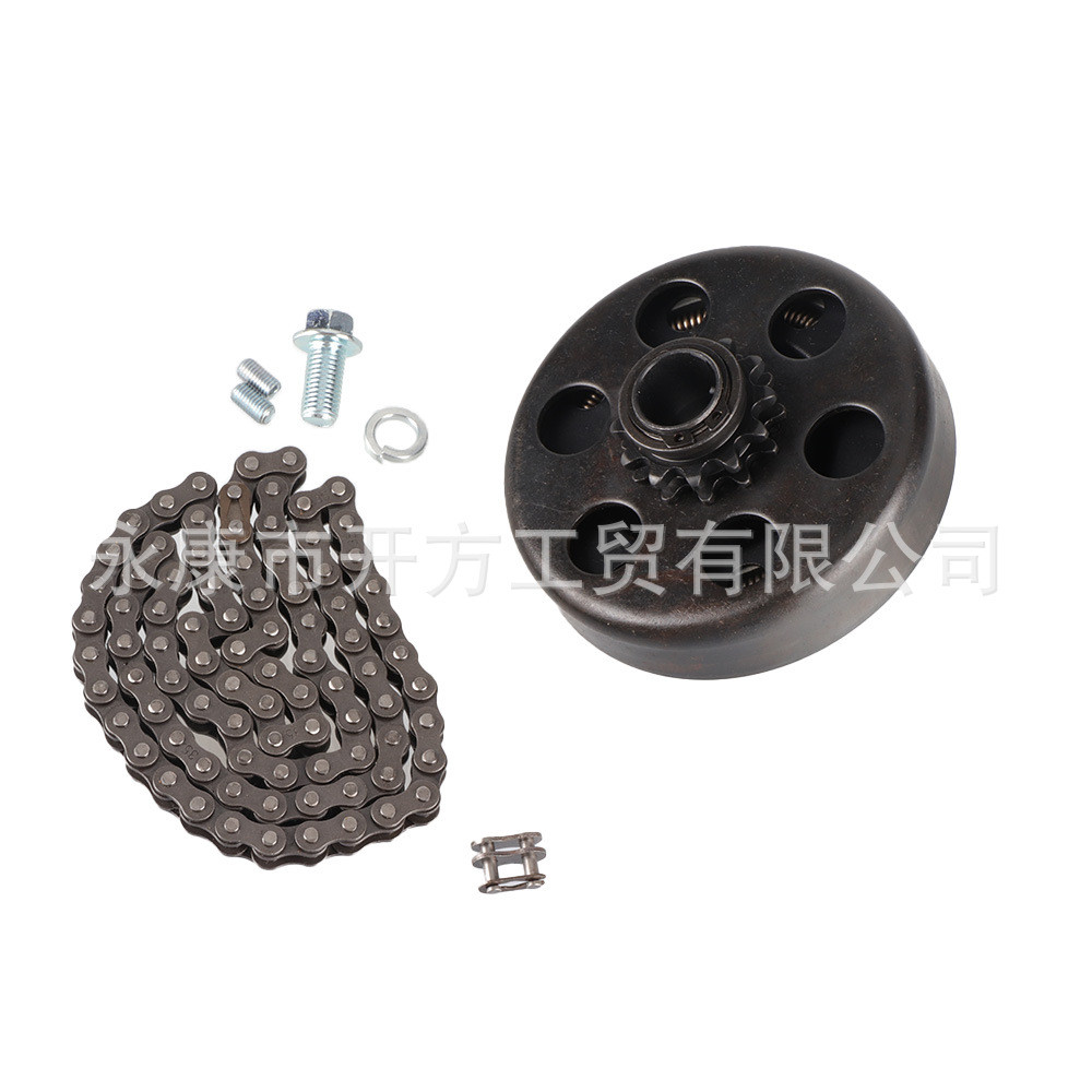 热销发动机离合器168/170cc卡丁车 链盘链轮干式自动分离168f 离