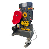 槽钢多功能冲剪机扁铁剪切机小型角钢全自动角铁冲孔切断一体机