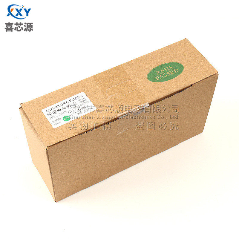 源头厂家3.6*10保险丝帽玻璃双t0.5a/1a/2a/3.15a/5a/6.3-20a编带