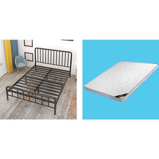 铁架床加厚加粗静音床双人1.8x2米欧式现代简约1米单人铁床铁艺床