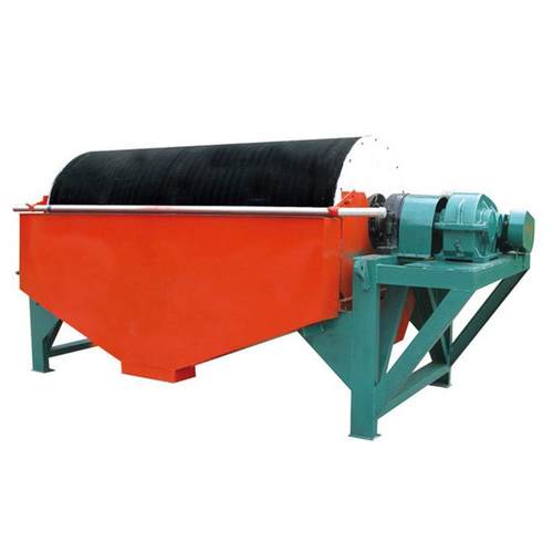 工厂定制永磁筒式磁选机ctn干式磁选设备矿山滚筒强磁选矿设备