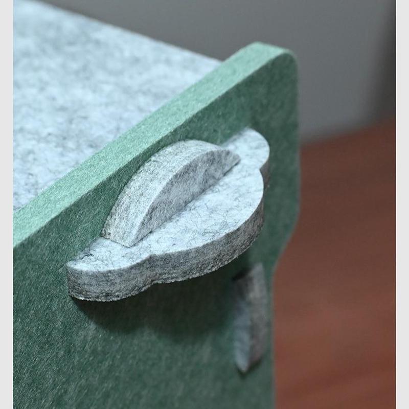 批发毛毡猫窝房子四季通用猫屋猫舍可拆卸毛毡宠物猫窝