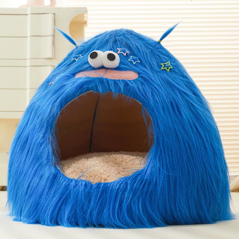 猫窝四季通用猫窝垫厚款封闭冬季保暖猫别墅封闭式安全感