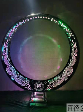 户外图形雕塑定制园林景观不锈钢雕塑镜面发光金属摆件厂家定制