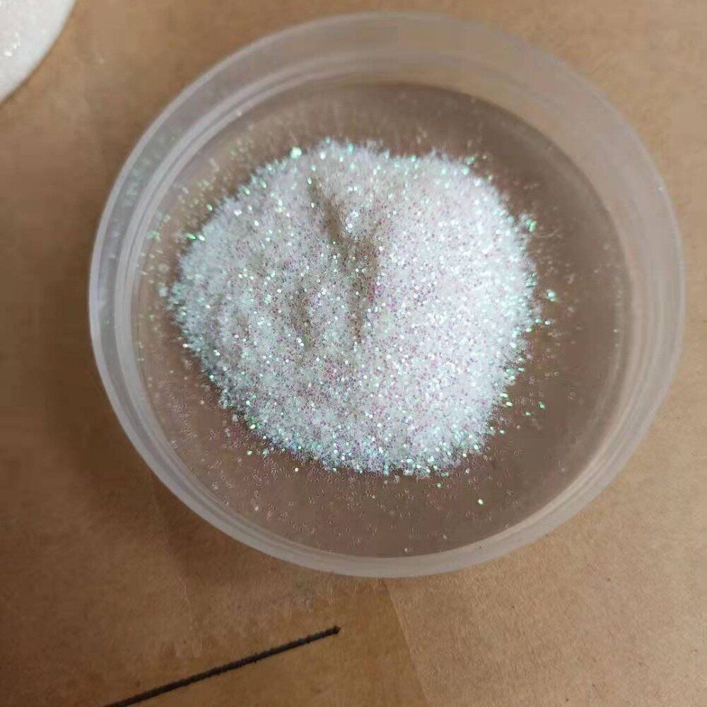 镭射银闪粉五彩粉白七彩闪粉金光七彩金葱粉镭射幻彩粉