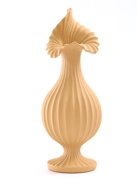 新品北欧风兰迪条纹花瓶摆件树脂工艺品莫家居装饰摆件批发