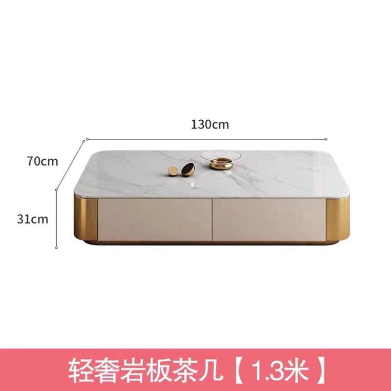 落地超长电视柜茶几组合现代高级感大小户型3米可拆分轻奢电视柜