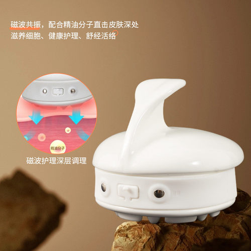 陶瓷电动刮痧仪器配件磁波共振按摩器陶瓷陶瓷开模具开发定制