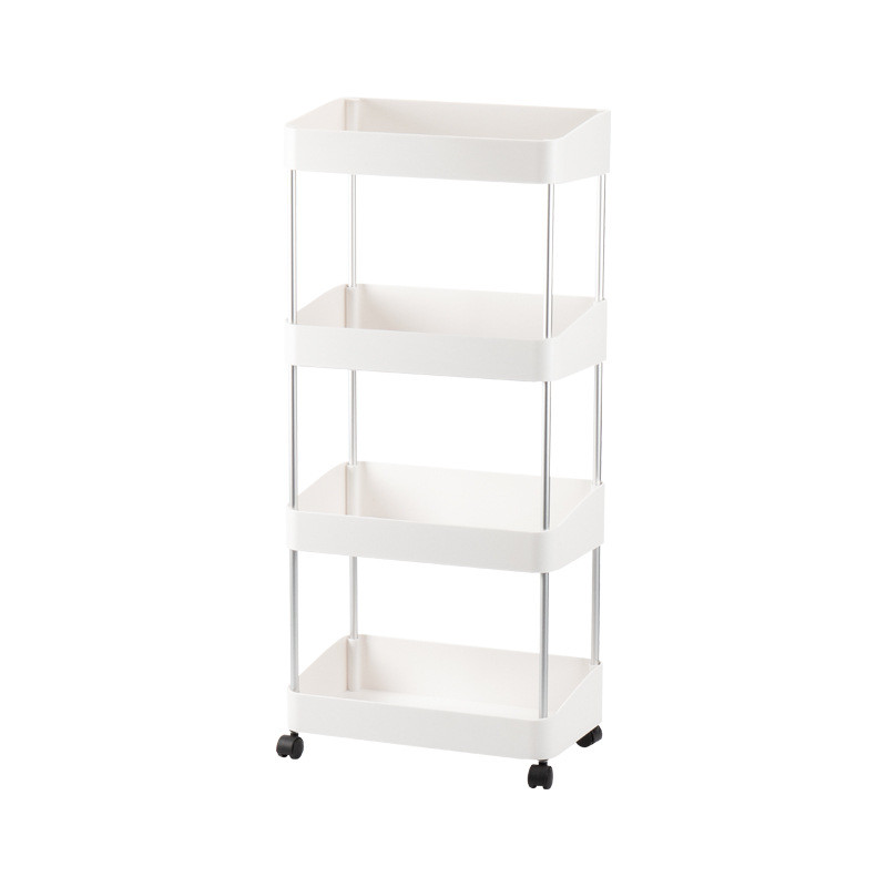 移动式手推车厂家批发落地整理收纳架家用带轮子多层置物架