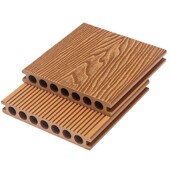 塑木户外地板防水挤二代三代木塑庭院露台别墅防腐木共院子塑木板