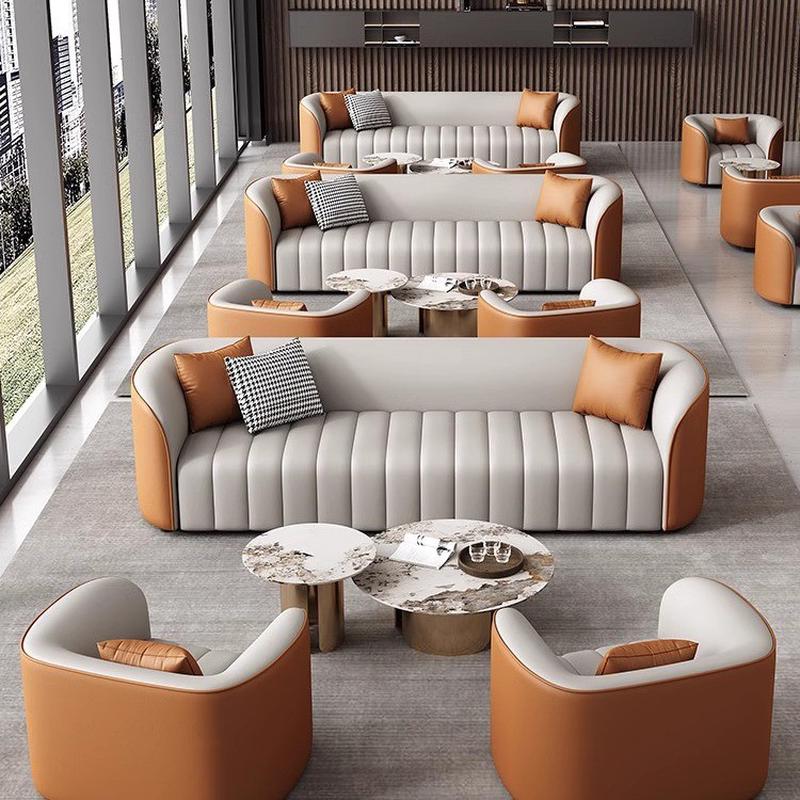 热销洽谈接待沙发组合酒店大堂大厅三人商务休息区会客贵宾接待售