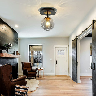 吸顶灯玄关走廊楼梯门廊入口厨房卧室吸顶灯 北欧简约现代半嵌入式