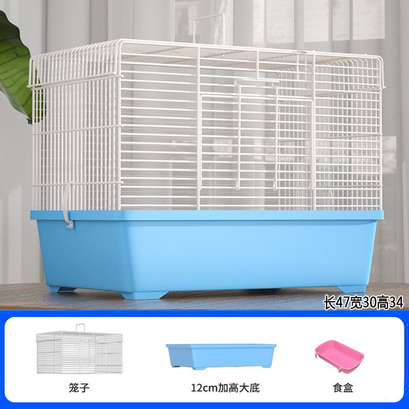 加高底盘家用仓鼠笼金丝熊花枝鼠紫仓宠物笼子12cm加高托盘直销