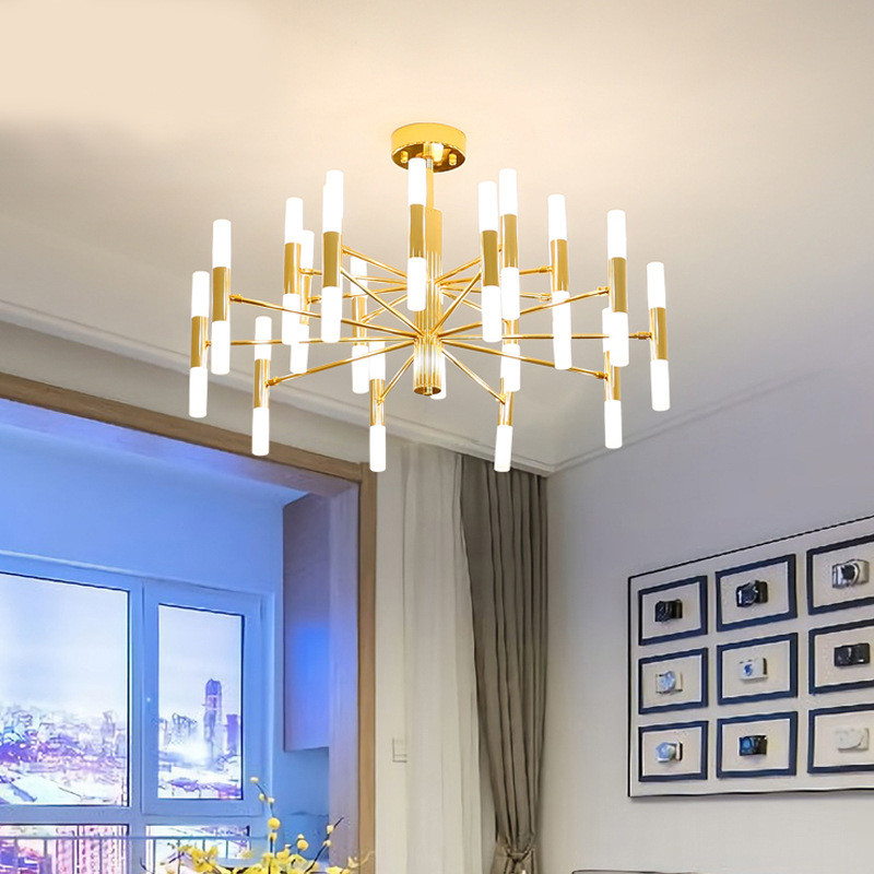 客厅灯吊灯北欧餐厅卧室led后现代简约网红金色高档轻奢大厅灯具