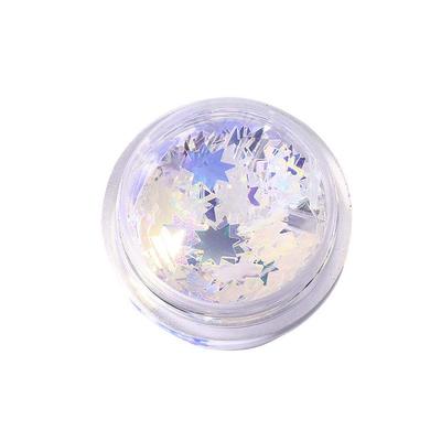 1kg美甲圣诞亮片进口高闪银亮片镭射异形金葱粉