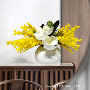 热销现代轻奢小清新摆设花艺摆件酒店样板仿真花装饰品售楼部假花