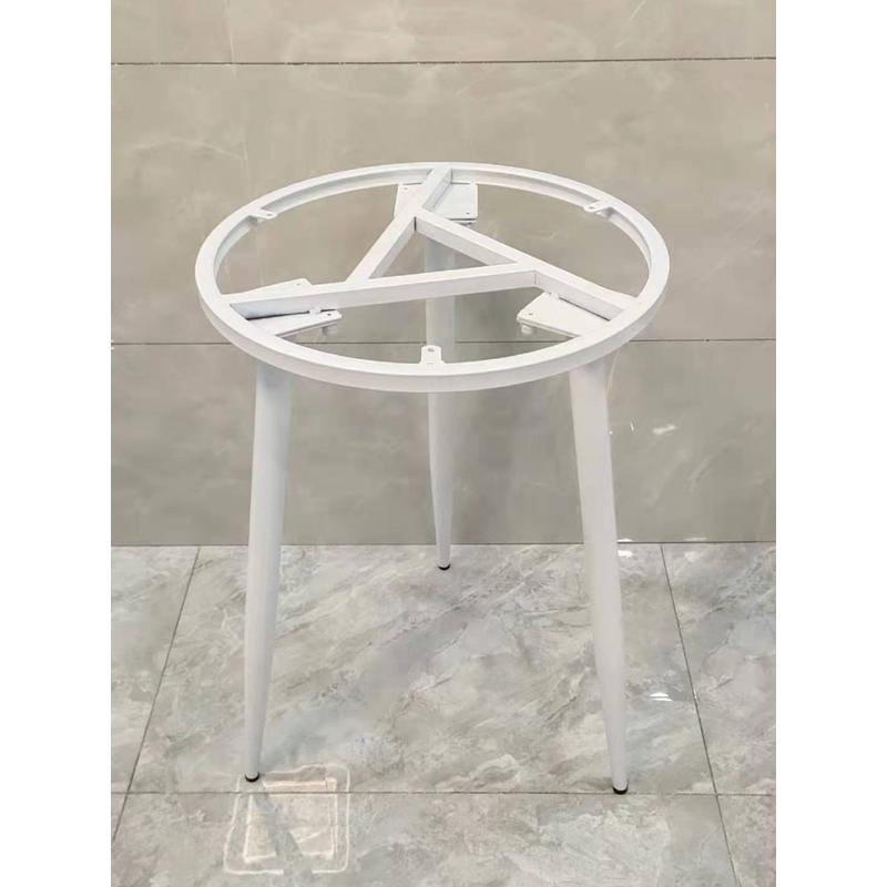 定作铁艺茶几餐桌架桌腿支架圆形沙发组合简约岩板小边几桌脚底座