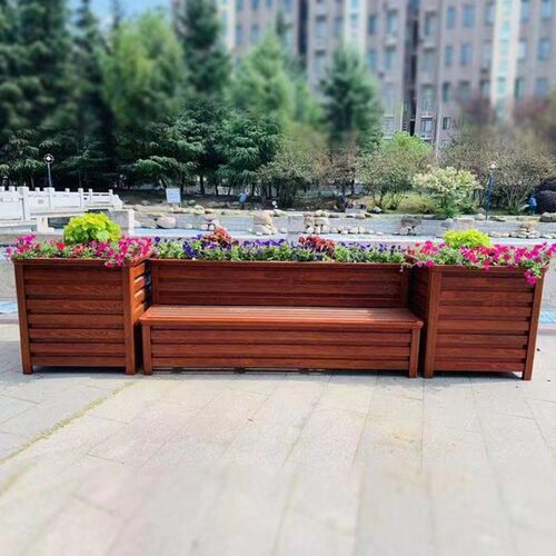 花槽种植箱户外铝合金市政道路隔离绿化花架道路种植花箱厂家直销