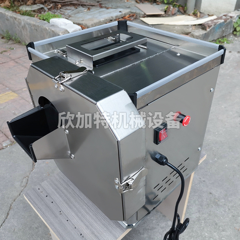 小型电动切肉机商用切片不锈钢肉丝机多功能切丝切肉片机切菜机