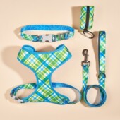 工厂现货狗绳宠物用品牵引绳批发收纳套装 狗狗遛狗绳项圈狗胸背带