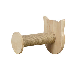 实木橡胶木上猫爬架墙壁挂猫抓柱猫跳台立体猫墙爬梯上墙猫窝定制