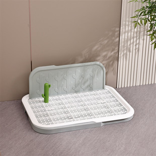 平板狗厕所大中小型犬便盆便器排室内带挡板防溅宠物猫咪用品尿盆