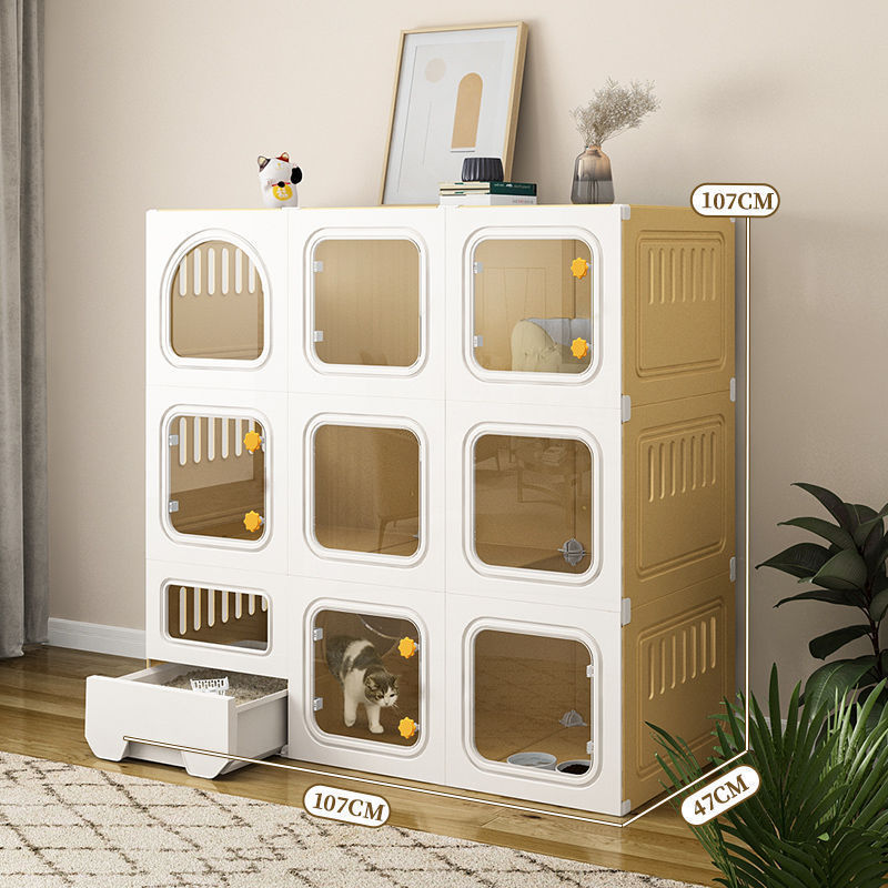 猫柜猫咪别墅猫笼子猫砂盆厕所一体室内家用占地小户型不猫窝猫屋
