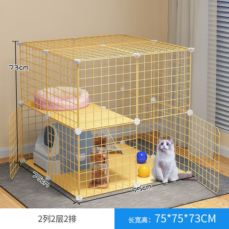 豪华猫笼子别墅家用自由空间三层宠物猫舍室内猫窝宠物屋