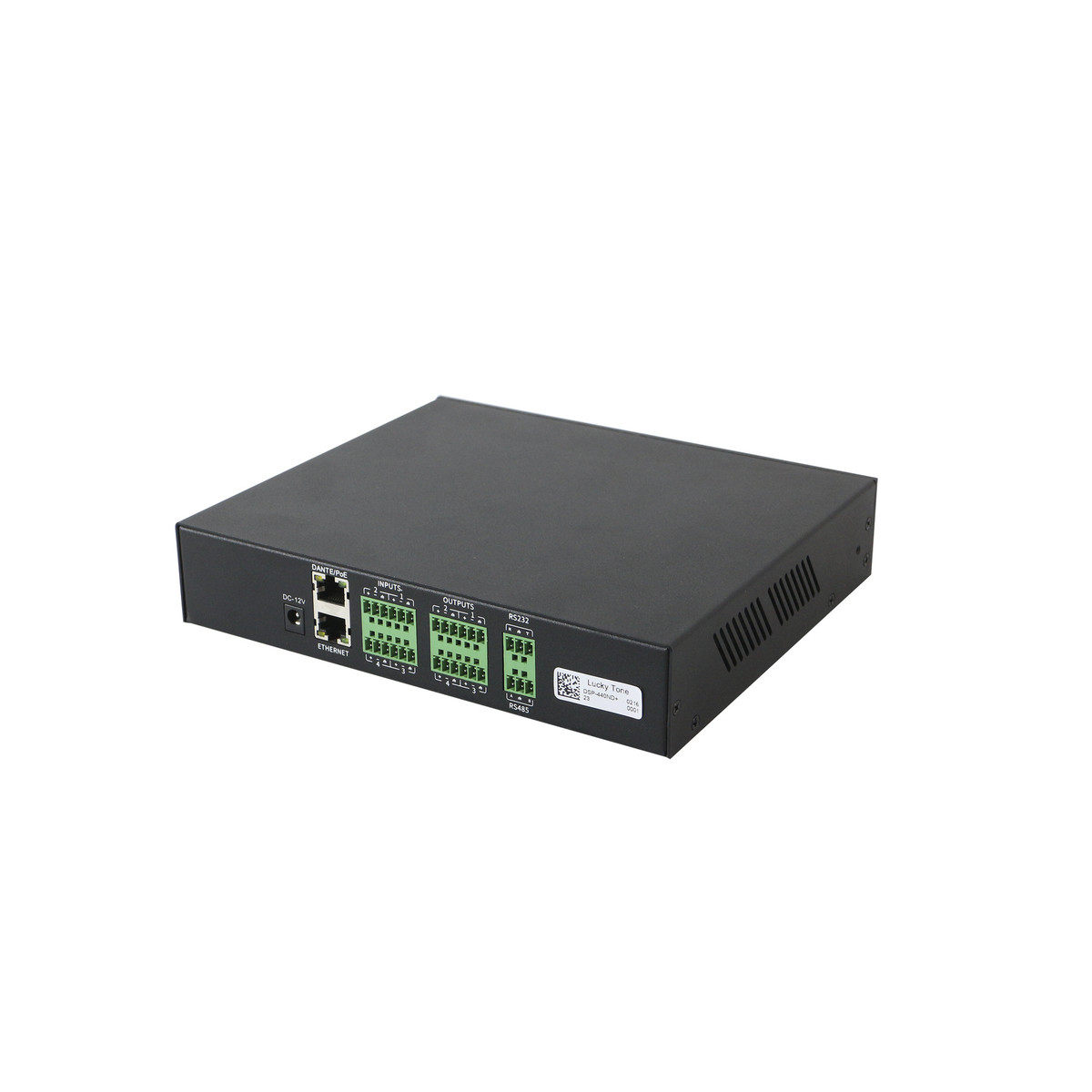 dante 4 进 4 出可配处理器数字音频置