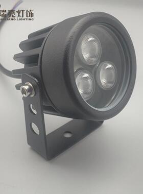 12V24Vled室外瓦片灯气草坪灯投射灯投光灯防水户外小射灯广告灯