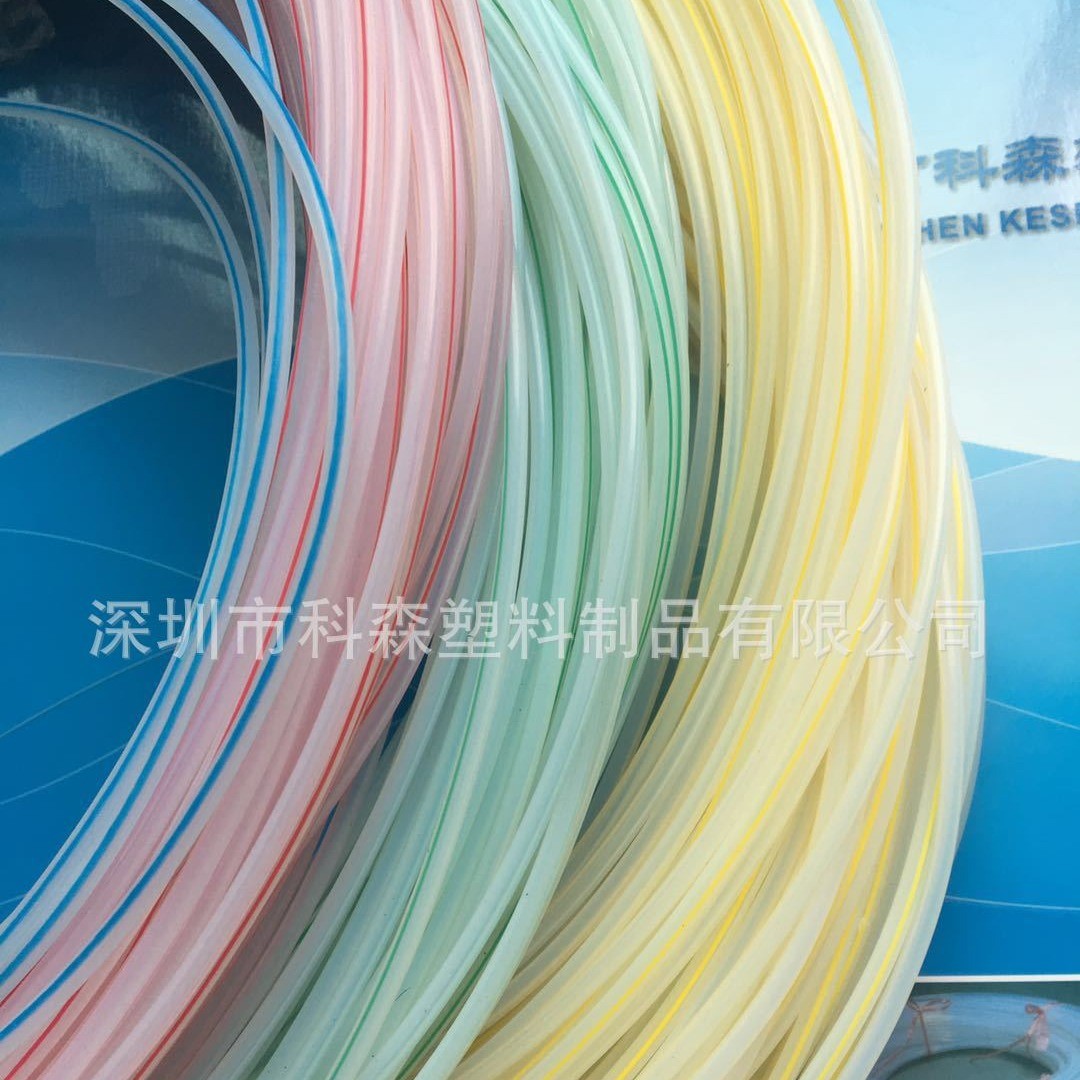 标识铁氟龙管彩条厂家直销管线条管