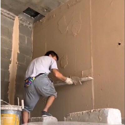 轻质石膏建筑保温砂浆抹灰找平泵送施工不开裂25kg科莱斯