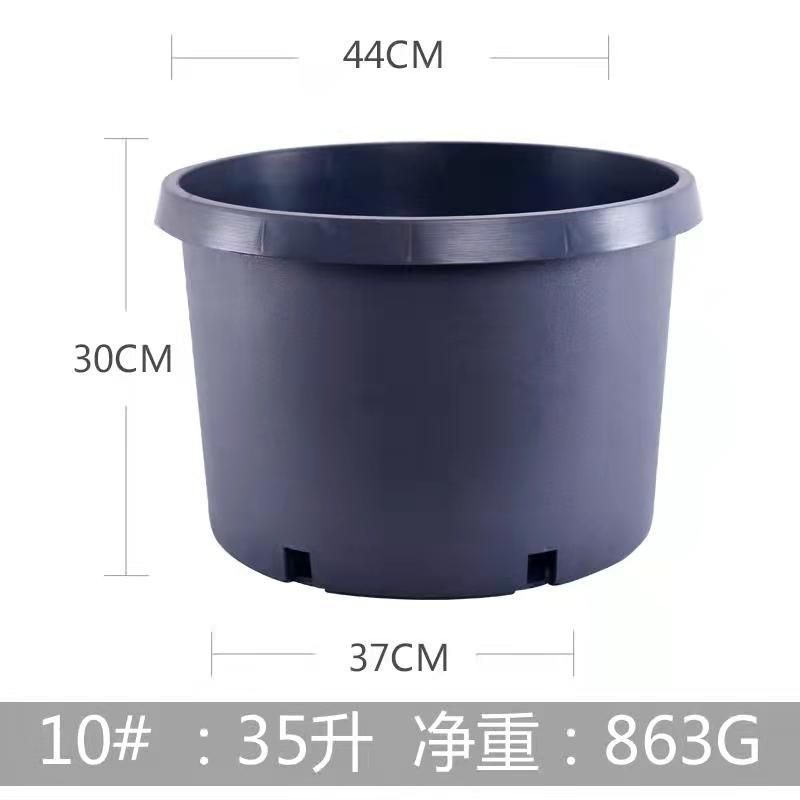 厂家直销加厚加仑盆阳台塑料花盆批发出口加仑花盆园林绿化直销