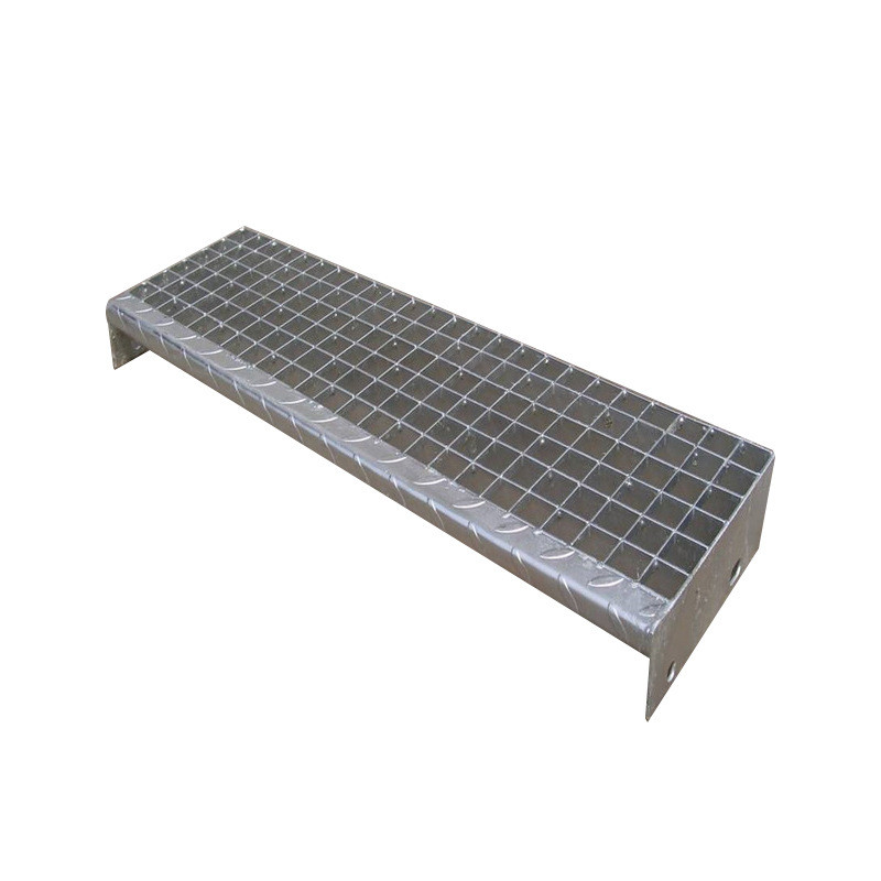 定制踏步平台板网格板工程格栅板污水处理厂不锈钢楼梯踏步板