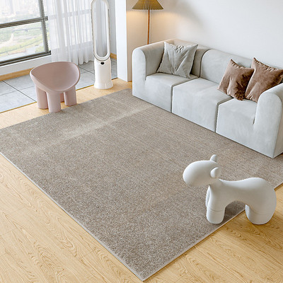 热销通兴纯色carpet地毯现代简约轻奢素色港龙高级家用卧室满铺茶