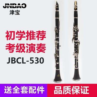 津宝JBCL-530单簧管乐器17键降B调黑管初学者西洋管乐器
