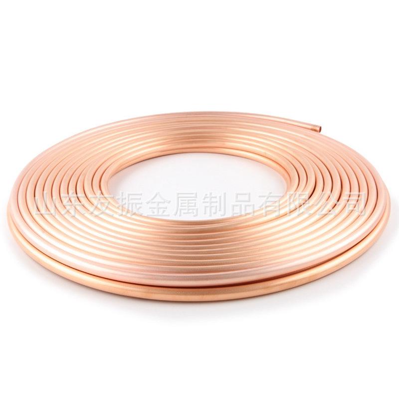 生产蚊香盘紫铜管12.7x0.8mmtp2铜管脱油脱脂铜管紫铜方管