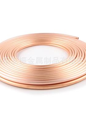 生产蚊香盘铜管12.7x0.8mmtp2紫铜脱油脱脂铜管紫铜管方管