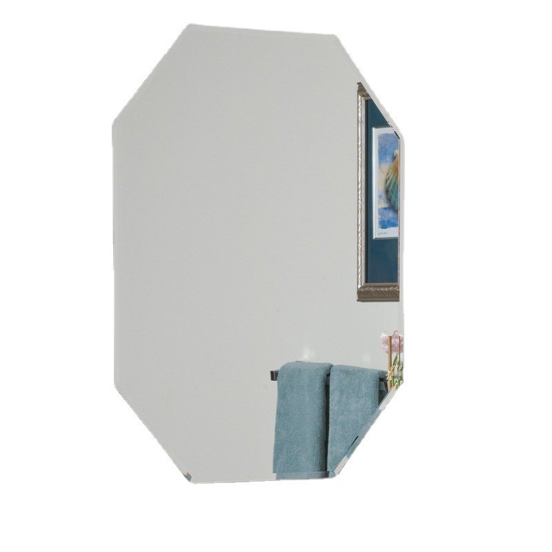 超白浴室银镜学校卫生间化妆镜无框尺寸可选耐腐蚀防水防潮欧式款