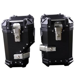 适用边箱通用摩托车35L铝合金边箱防水防撞后备箱快拆三箱