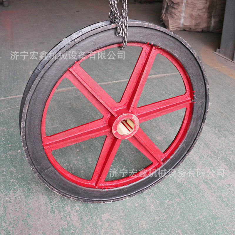 热销矿用绞车天轮固定导向天轮钢丝绳导向轮铸钢煤矿游动提升轮子
