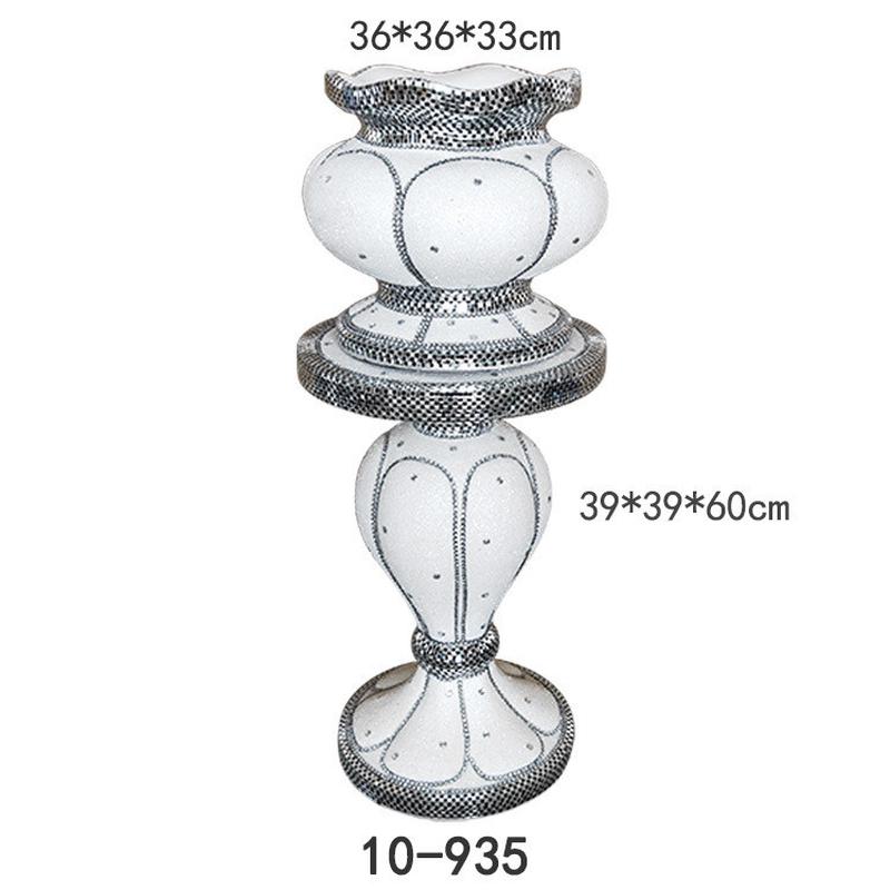 美式客厅简约现代欧式电视柜台面花瓶落地玄关房地产客厅组合花盆