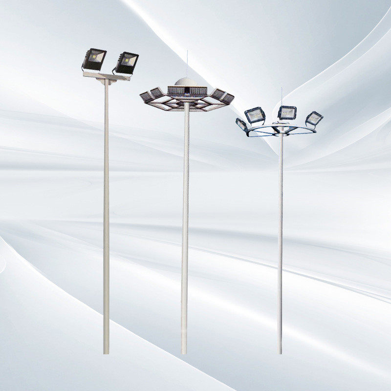 篮球场照明灯6米7米8米9LED投光灯高杆中杆足球场广场户外路灯杆