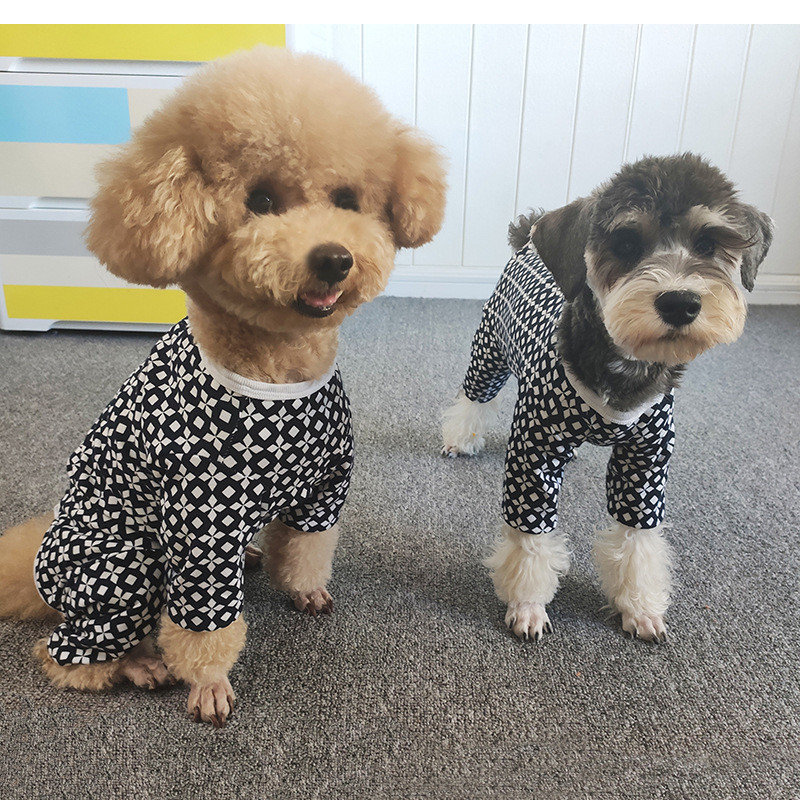 母狗宠服泰迪比熊狗狗四脚衣服泰勒包肚子断奶护肚居家服防掉毛