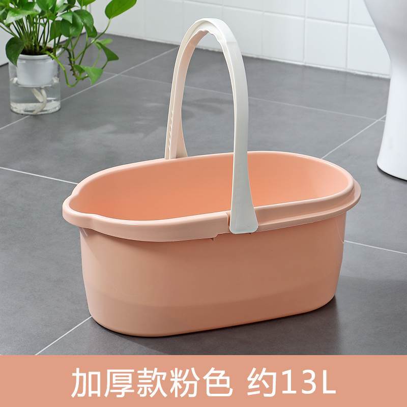 hf2x拖把池可移动塑料室外洗拖把池地盆一体式洗墩布池子单桶家用