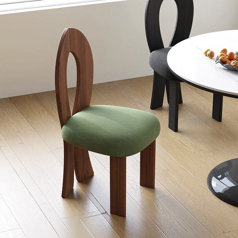 法式复古白蜡木人餐椅鱼中古风创意异形靠背椅家用餐厅简约实木椅,住宅家具,餐椅,淘宝优惠券,粉丝福利购,淘宝优惠卷