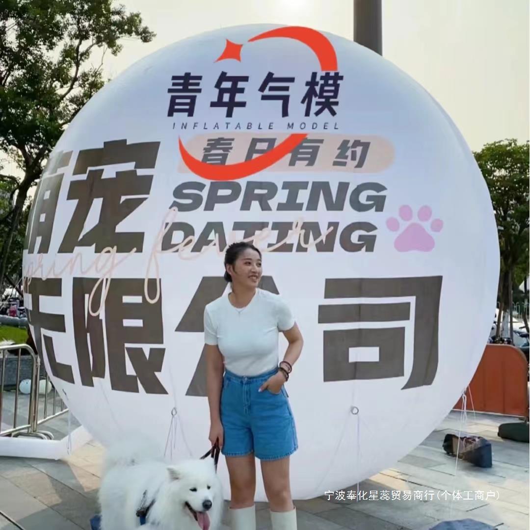 充气圆球喷绘彩球表情球圆形发光地球灯光气模PVC球体广告商场