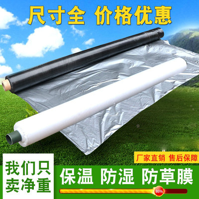 厂家批发黑白双色棚膜除草保湿防虫农地膜黑白相间塑料薄膜