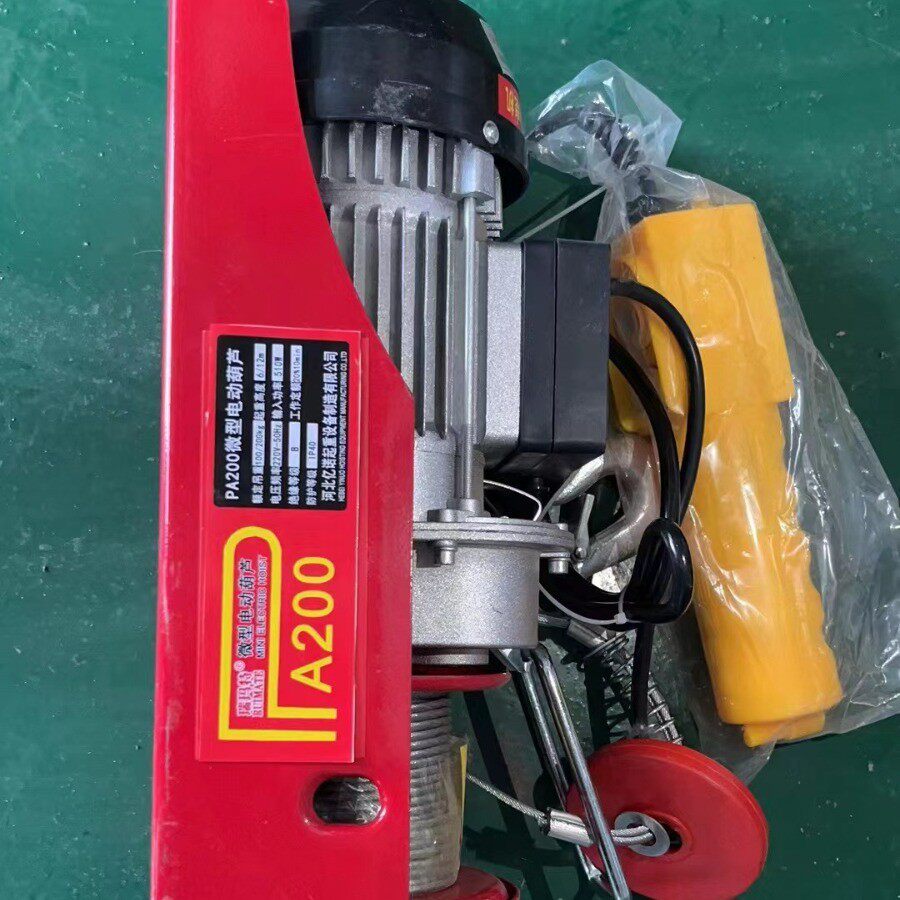 定制钢丝绳电动葫芦家用小型220v吊机提升机省力升降机起重机装修